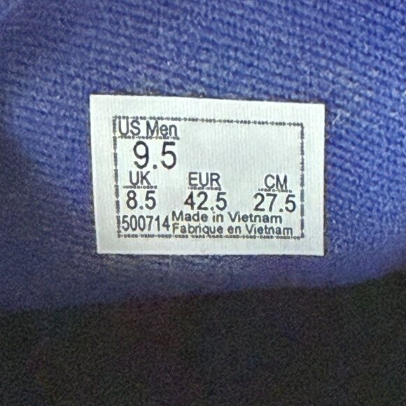 Vans Off the Wall Classic Slip On Sneakers Mens 9.5 Blue Casual Comfort Low Top - Picture 5 of 10